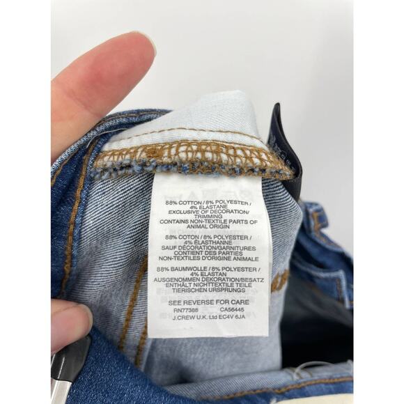 Madewell Jeans Womens Size 25 Cali Demi Boot Button Fly Bronson Wash Distressed - Picture 8 of 9